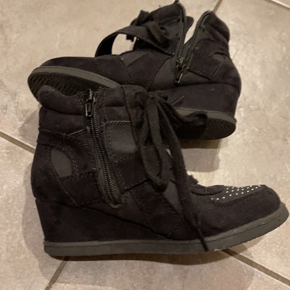 Candies Wedge Boots size 4 - Picture 5 of 8